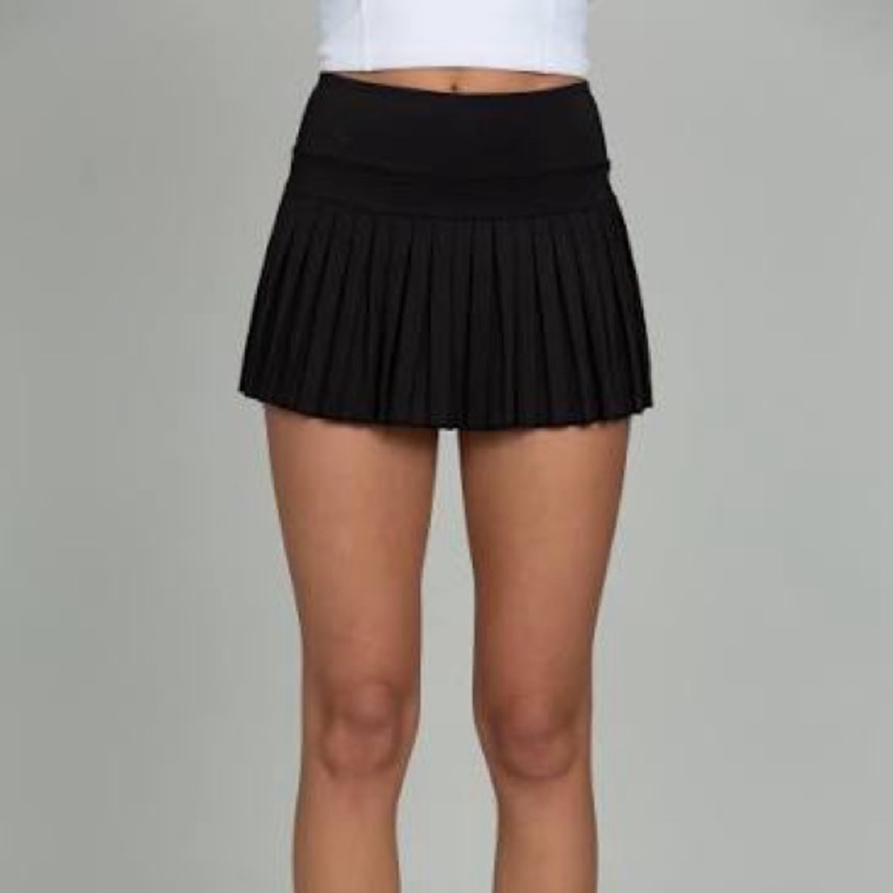 Gold Hinge Black Skort
